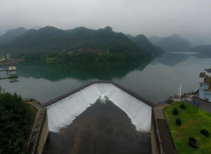 武义 水库溢洪成风景