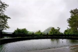 浙江金华武义大红岩景区